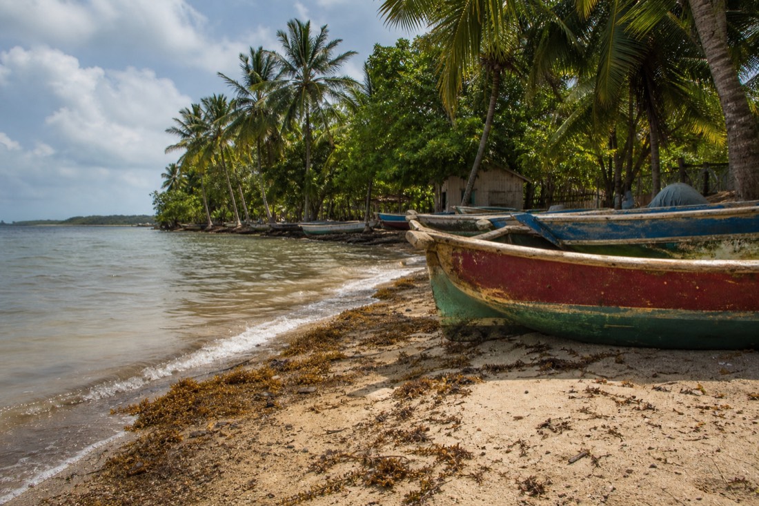Hopkins, a Garifuna fishing village and launch point for Hopkins Belize snorkeling trips
